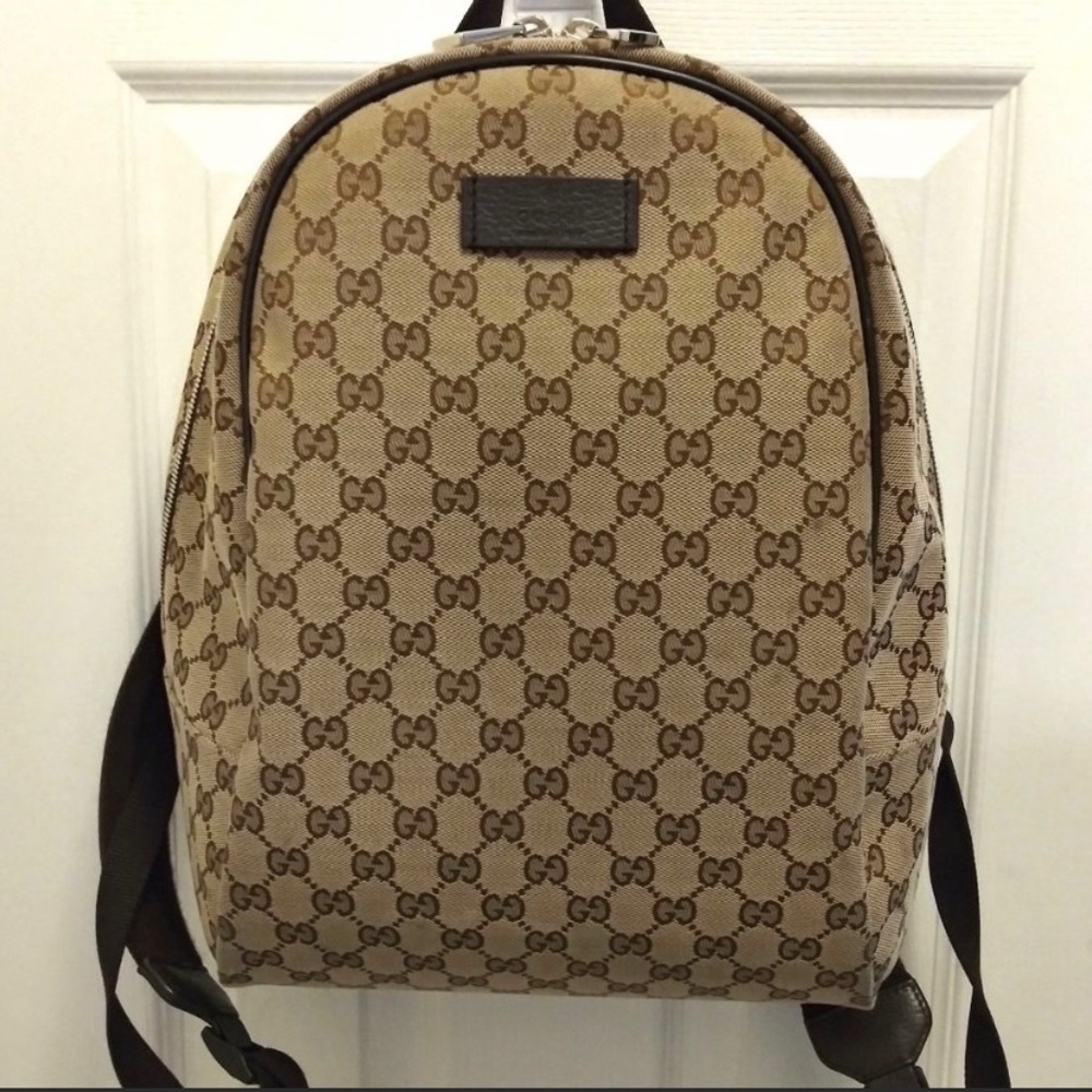 A backpack and a mini crossbody